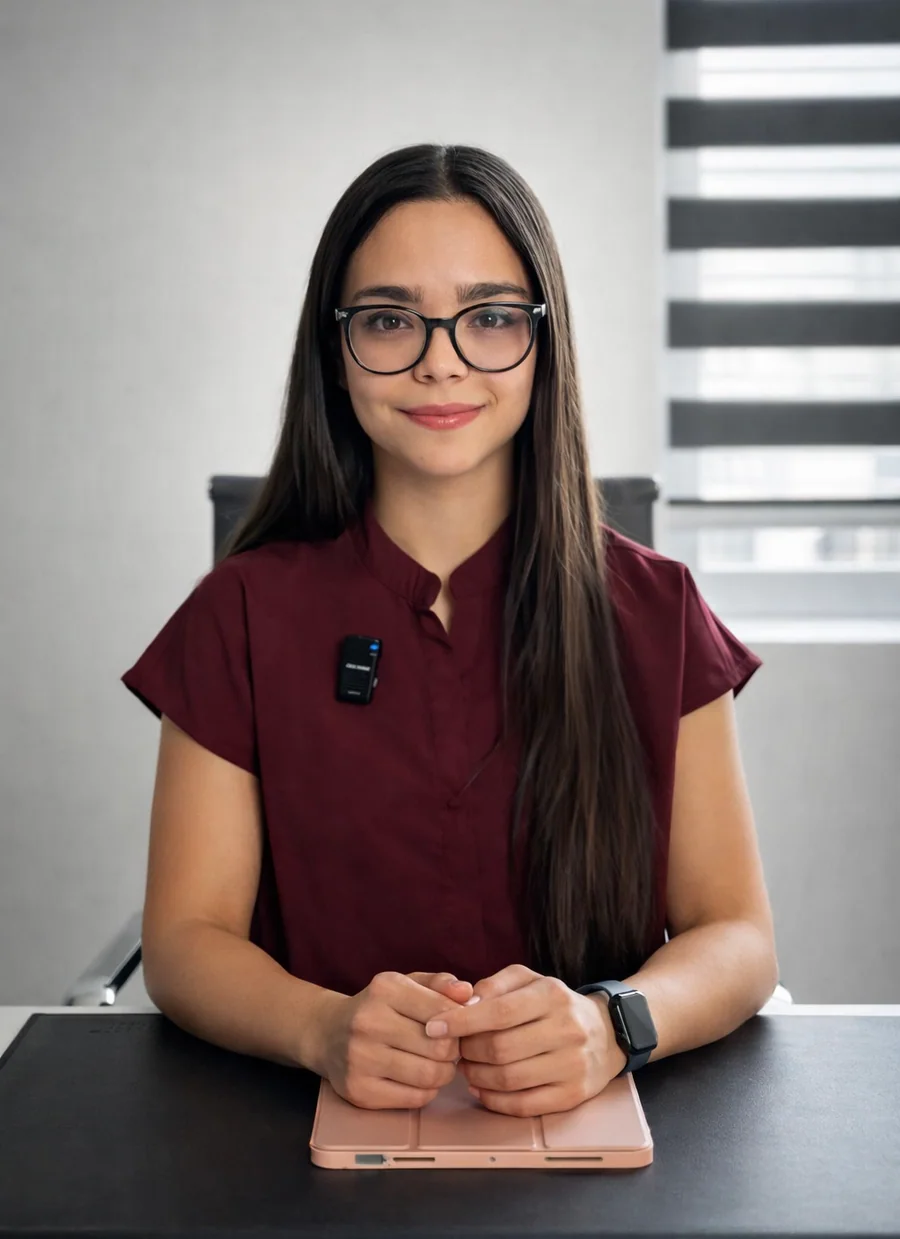 Dra. Kimberli Arceo Nuño en su consultorio